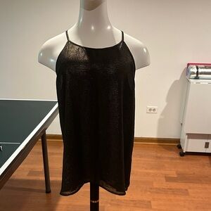 Calvin Klein Elegant Black Textured Top